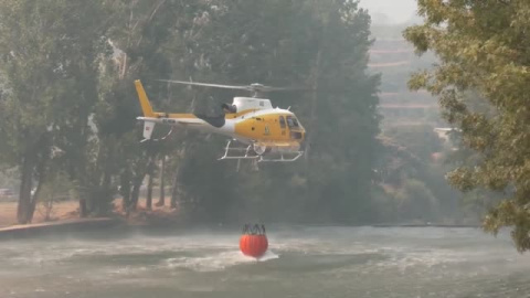 Todos los esfuerzos se centran en apagar el incendio del Jerte, en Cáceres