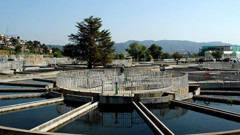 Estación de tratamiento de agua potable del Llobregat de ATLL.