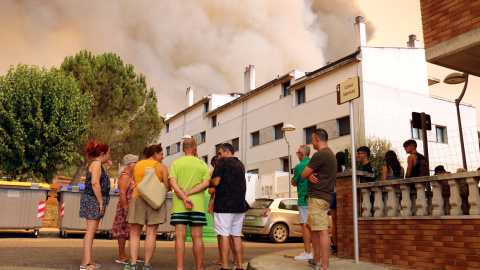 Veïns evacuats al Pont de Vilomara i Rocafort.