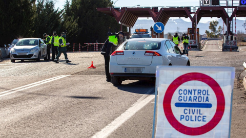 16/01/2021.- Dispositivo especial de seguridad en Logroño debido a las medidas para frenar el aumento de casos.