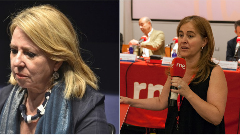 Alicia Gómez Montano (izquierd) y Paloma Zamorano (derecha) - Europa Press / UCM