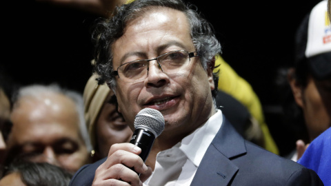 22/06/2022 El Presidente electo de Colombia Gustavo Petro tras conocer los resultados de las elecciones en Bogotá (Colombia), a 19 de junio de 2022.