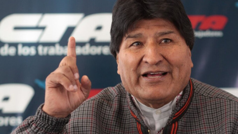 14/07/2022 - Imagen del expresidente de Bolivia Evo Morales en una entrevista con el medio argentino Página 12.