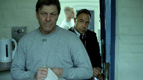 18/07/2022. Una escena de 'Condena' con Sean Bean y Stephen Graham.