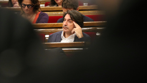 El diputat de Junts Francesc de Dalmases, al ple del Parlament.