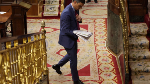 El presidente del Gobierno, Pedro Sánchez, en la segunda jornada de la 26 edición del Debate sobre el Estado de la Nación, en el Congreso de los Diputados, a 13 de julio de 2022.