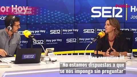 Teresa Ribera: " Hay que ser solidarios pero no estamos dispuestos a que se nos imponga sin preguntar"