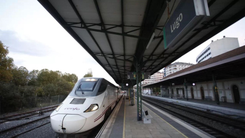 03/02/2021. Estación de trenes en Lugo. - Adif