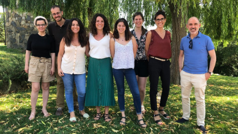 16/06/2022 - L'equip de l’Institut d’Investigació Biomèdica de Girona que participa a l'estudi sobre la Síndrome de l'Ovari Poliquístic.