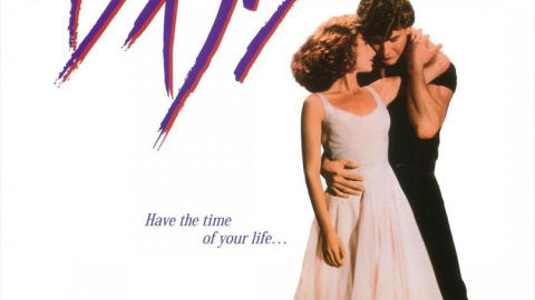 Cartel de la película Dirty Dancing, protagonizada por Jennifer Grey y Patrick Swayze.