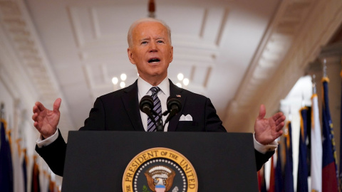 El presidente de EEUU, Joe Biden, quiere que los estadounidenses estén vacunados el 4 de julio.