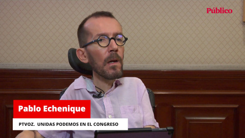 Pablo Echenique: "Vamos a pelear para que en los próximos presupuestos pueda haber una reforma fiscal ambiciosa e integral"