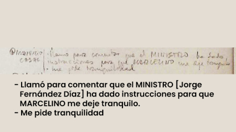 Apunte de la agenda de Villarejo del 4 de febrero de 2015 donde se recoge la llamada de Mauricio Casals.