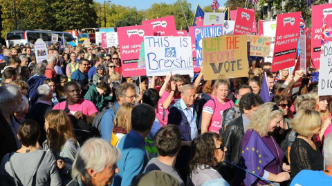 Marcha promovida por People's Vote. EFE