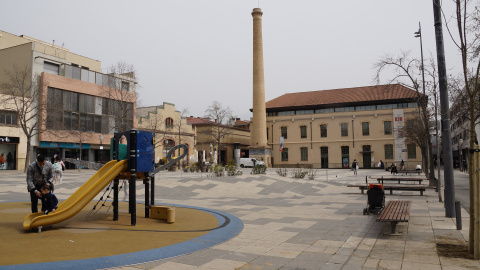 La plaça de Cal Font, a Igualada.