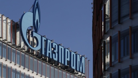 Una oficina de Gazprom en San Petersburg