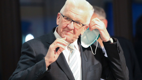 El candidato de los verdes en las regionales de Alemania, Winfried Kretschmann.