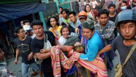 Al menos cinco muertos más por la represión policial este domingo en Myanmar