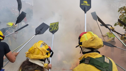 Bomberos forestales en Castilla y León