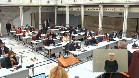 Arranca la votación de la moción de censura en Murcia