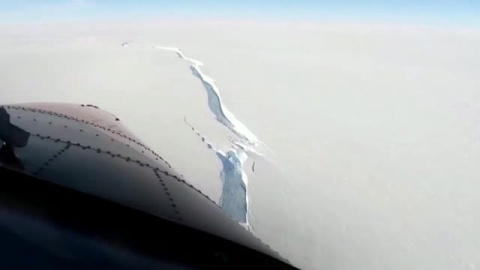 Un iceberg gigante se desprende en la Antártida diez años después de hallarse la primera grieta