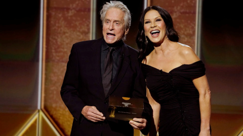 Globos de oro, Michael Douglas y Catherine Zeta-Jones