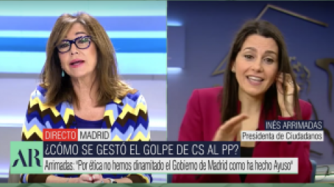 "Agárrate, Arrimadas, Ana Rosa ahora va a por ti": la tensa entrevista entre la presentadora de Telecinco y la líder de Ciudadanos