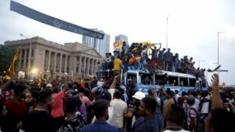 Sri Lanka se ve sumida en una revolución por la profunda crisis económica