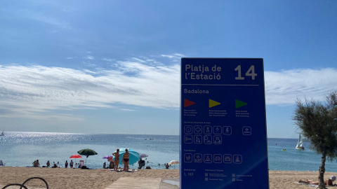 07/2022 - La platja de l'Estació de Badalona.