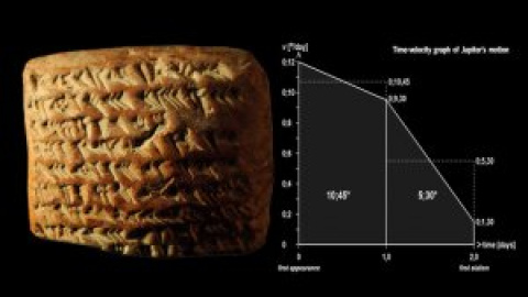 Los antiguos babilonios ya rastreaban a Júpiter con geometría avanzada