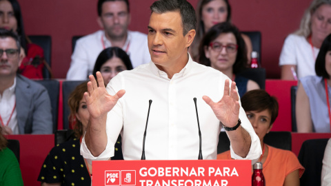 Intervenció del president del Govern espanyol, Pedro Sánchez, al Comitè Federal del PSOE.