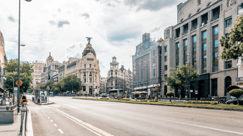 Fotografía de la ciudad de Madrid.