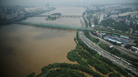 inundaciones Corea