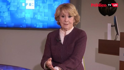 Esperanza Aguirre, sobre Vox: "Si no apoyan al PP, Ayuso tendrá mayoría "absolutísima" en 2023"