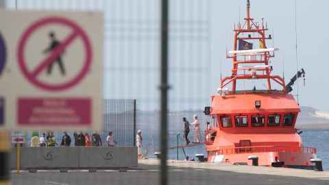 Otra patera rescatada en Fuerteventura un día antes, a 14 de agosto de 2022.