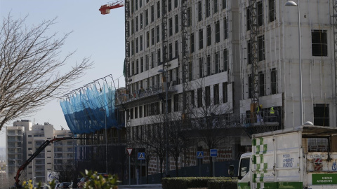 Edificio de viviendas en construcción en Madrid. E.P.