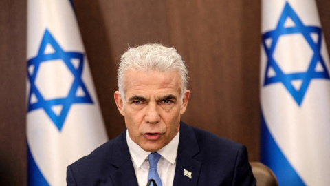 17/08/2022. El primer ministro de Israel, Yair Lapid, atiende a la prensa en Jerusalén, a 31 de julio de 2022.