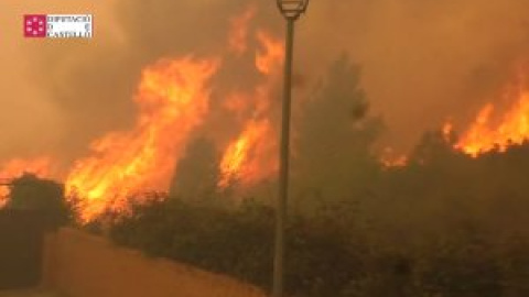 El incendio de Bejís sigue descontrolado