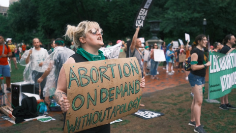 17/8/22 Manifestación en defensa del derecho al aborto en Washington, en julio pasado.