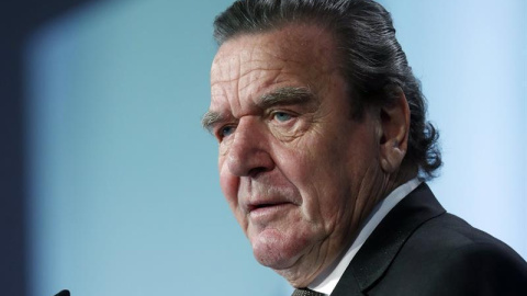 El ex canciller alemán Gerhard Schroeder. EFE