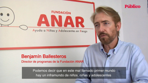 Benjamín Ballesteros, de Fundación ANAR: "Tenemos que proteger a los menores"