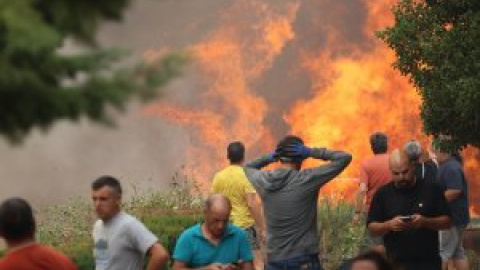 El viento y la sequía ambiental obstaculizan la lucha de los operativos por apagar los incendios forestales