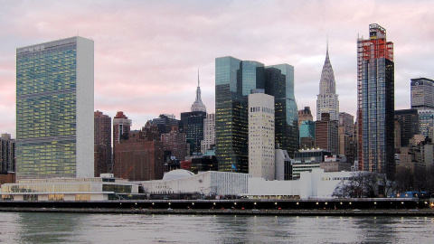 El complex d'edificis de la seu de les Nacions Unides, a Nova York.