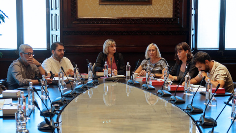 01/09/2022 - La reunió de la Mesa del Parlament d'aquest dijous.