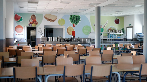 Comedor de un colegio madrileño. Imagen de Archivo.