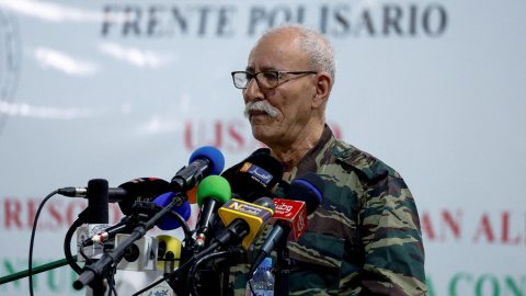 El líder del Frente Polisario, Brahim Ghali. Imagen de Archivo.