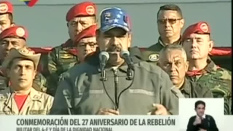 Maduro: "Si algÃºn dÃ­a se concretara el golpe de Estado, sus manos, seÃ±or Pedro SÃ¡nchez, quedarÃ¡n llenas de sangre"