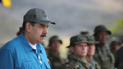 Nicolás maduro asiste a un acto militar en Turiamo (Venezuela). / REUTERS