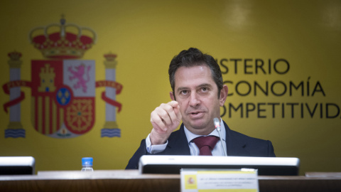 El secretario de Estado de Economía, Íñigo Fernández de Mesa, durante la presentación de los datos del IPC de abril en la sede del Ministerio de Economía. EFE/Luca Piergiovanni