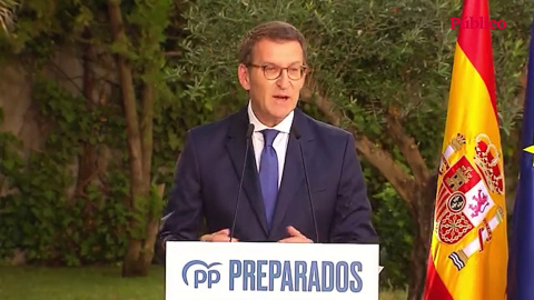 Vídeo | Feijóo refuerza su discurso catastrofista contra el Gobierno para ofrecer al PP como "alternativa real"